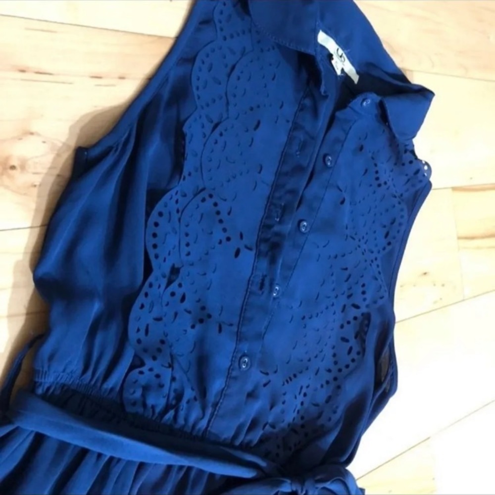 Ya Navy Ruffle Dress - Picture 8 of 11